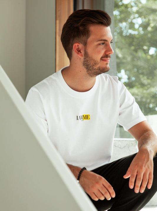 Weißes T-Shirt aus Bio-Baumwolle